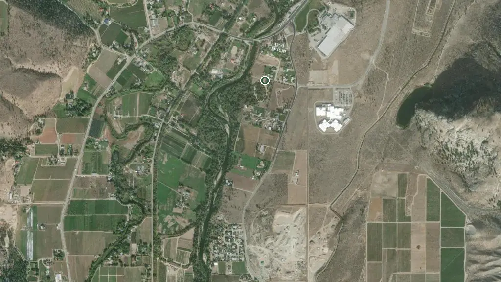 Aerial view of Inkaneep Prov Park and surroundings