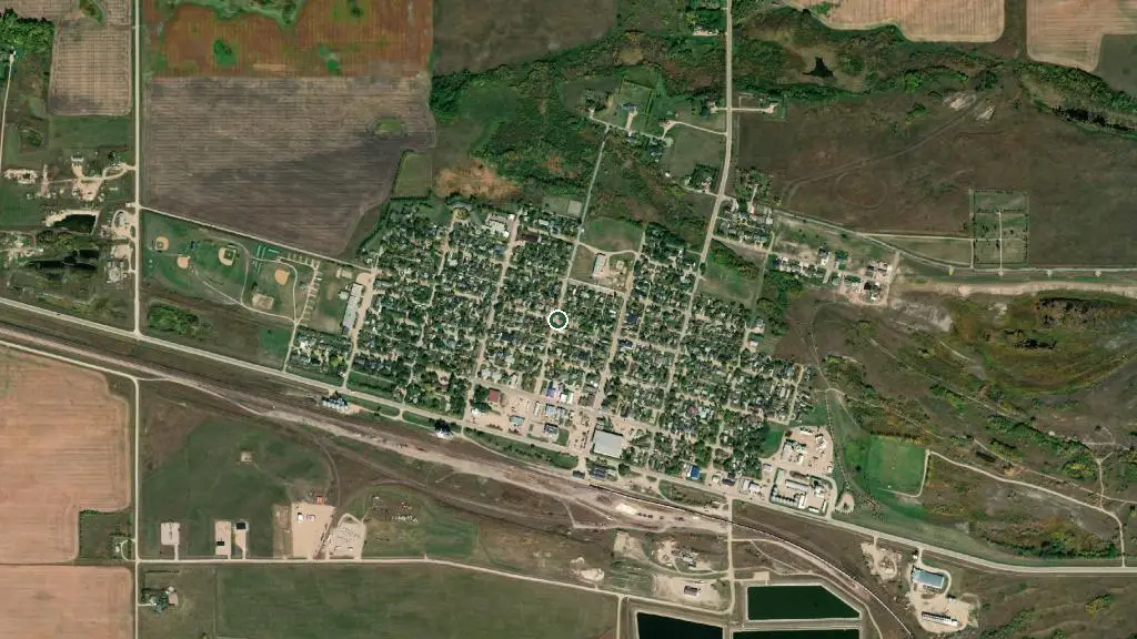 Aerial view of Rivers Provincial Park and surroundings