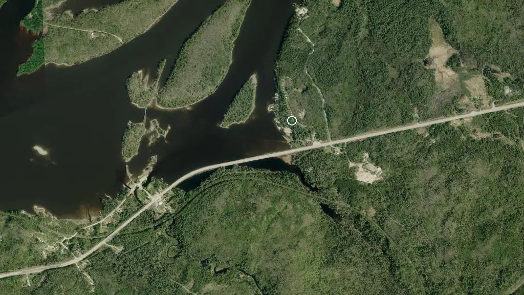 Aerial view of Antlers Kingfisher Lodge and surroundings