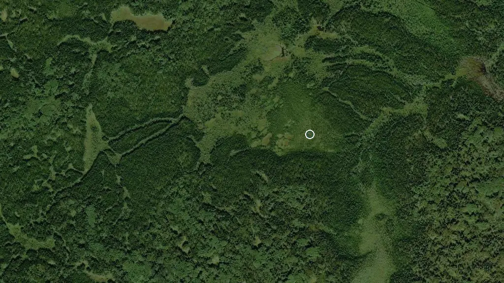 Aerial view of Beaver Glen Campground and surroundings