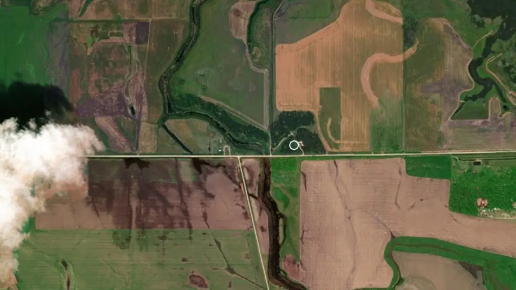 Aerial view of Tower Road Campground and surroundings