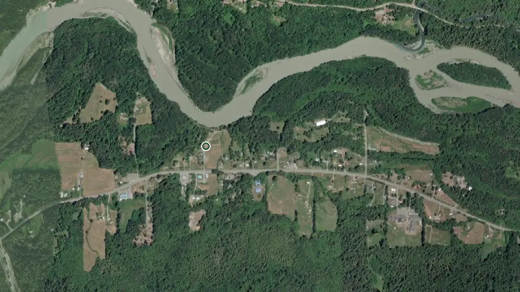 Aerial view of Rip Rap Campsite and surroundings