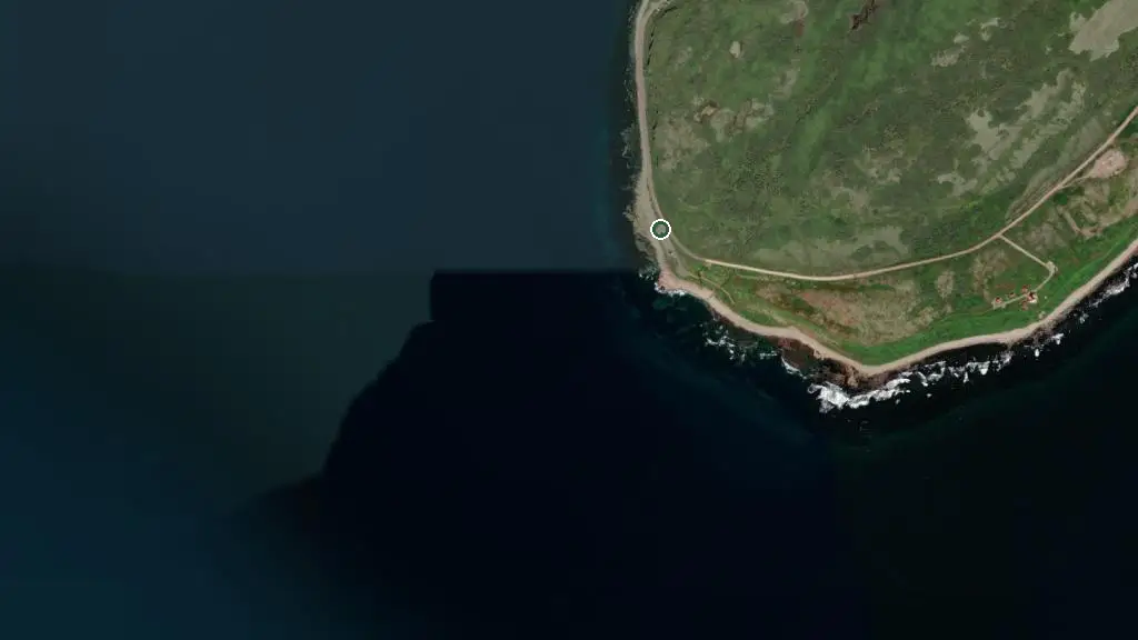 Aerial view of Air BB Cabins and surroundings