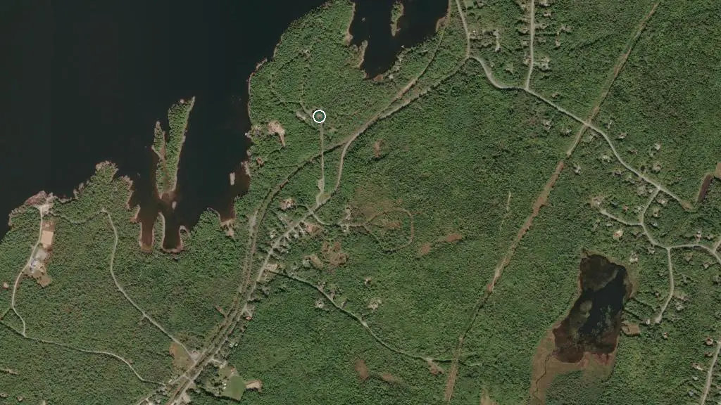 Aerial view of Laurie Prov Park and surroundings