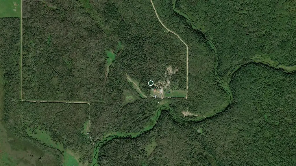 Aerial view of Discover Ness Creek and surroundings
