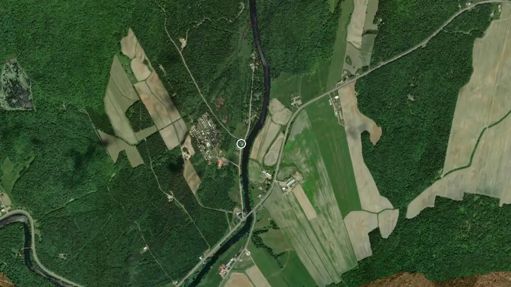 Aerial view of Belle-Montagne inc and surroundings