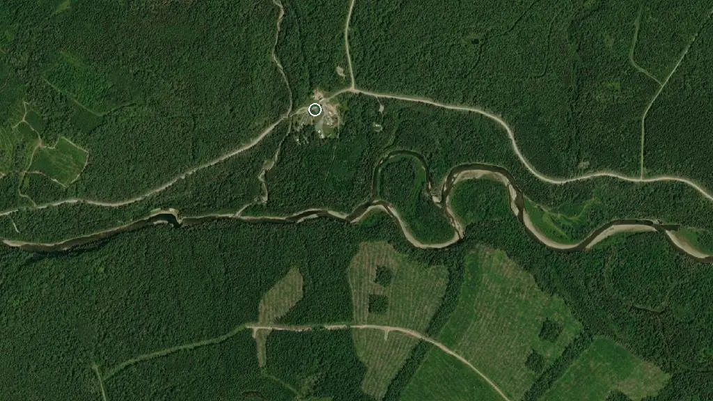 Aerial view of Réserve Faunique de Matane - Sépaq and surroundings