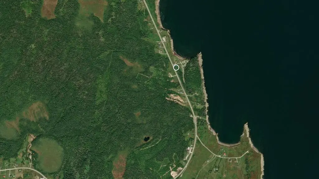 Aerial view of Camping Indian Head and surroundings