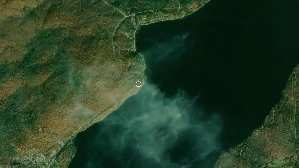 Aerial view of Au Refuge de la Petite Rivière and surroundings