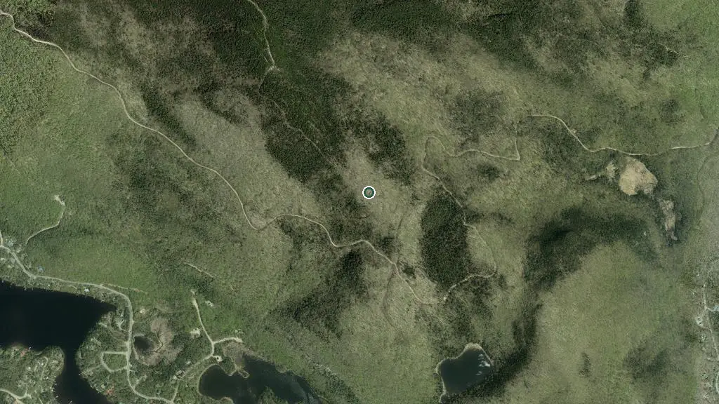 Aerial view of Refuge La Chouette and surroundings