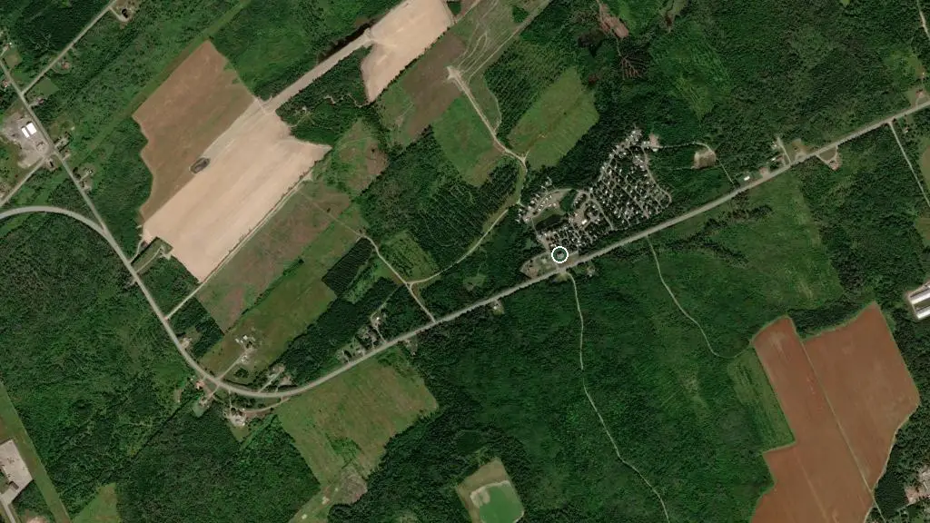 Aerial view of Camping St. Leonard and surroundings