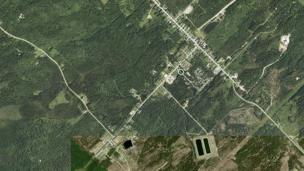 Aerial view of Camp Forestier de Saint-Luc and surroundings