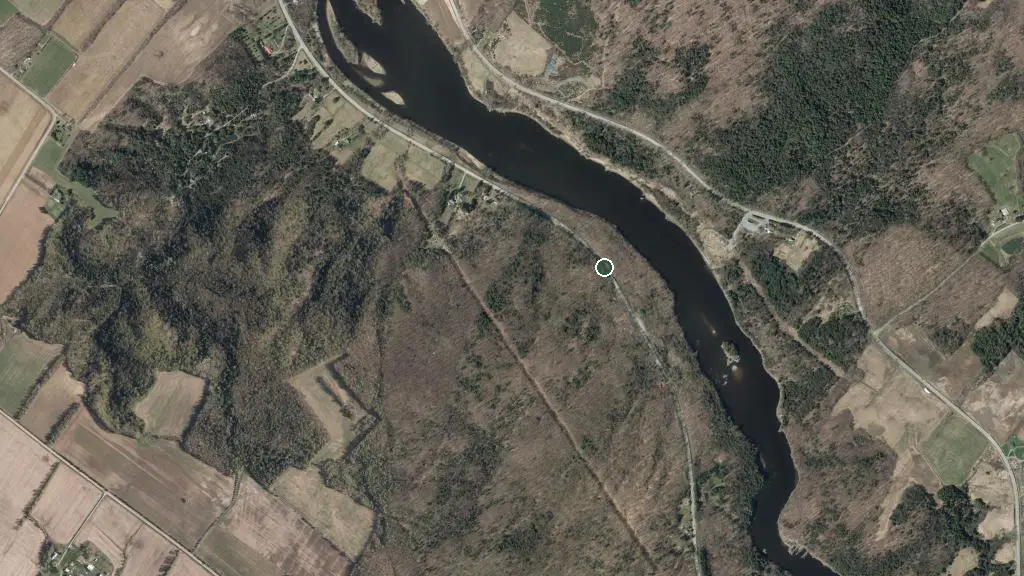 Aerial view of Camping Ferme Pegasus and surroundings
