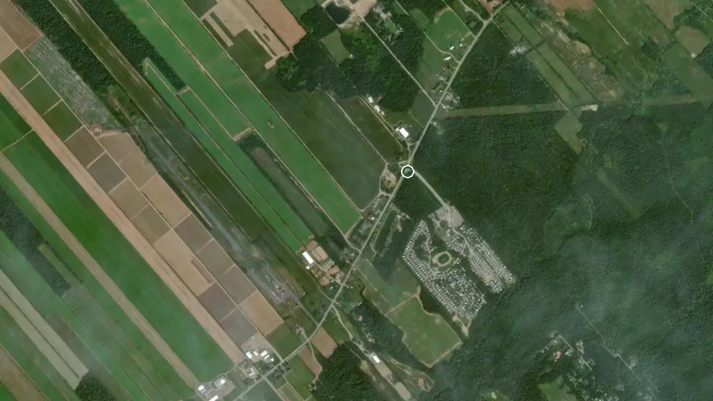 Aerial view of Camping Un Air d'Été and surroundings