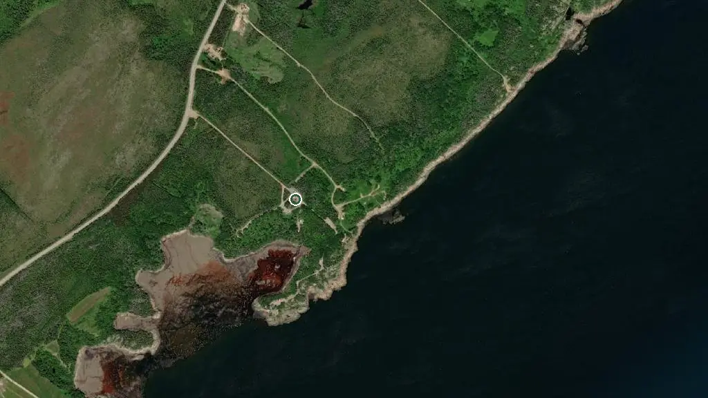Aerial view of Camping Mer et Monde Écotours and surroundings