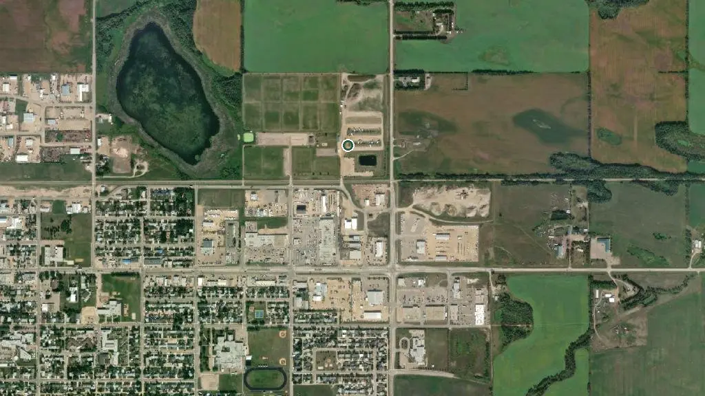 Aerial view of The Ranch RV Park and surroundings