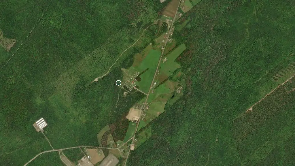 Aerial view of The Ridge Campground and surroundings