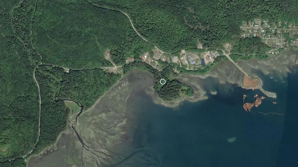 Aerial view of Haydn Turner Park Municipal Campsite and surroundings