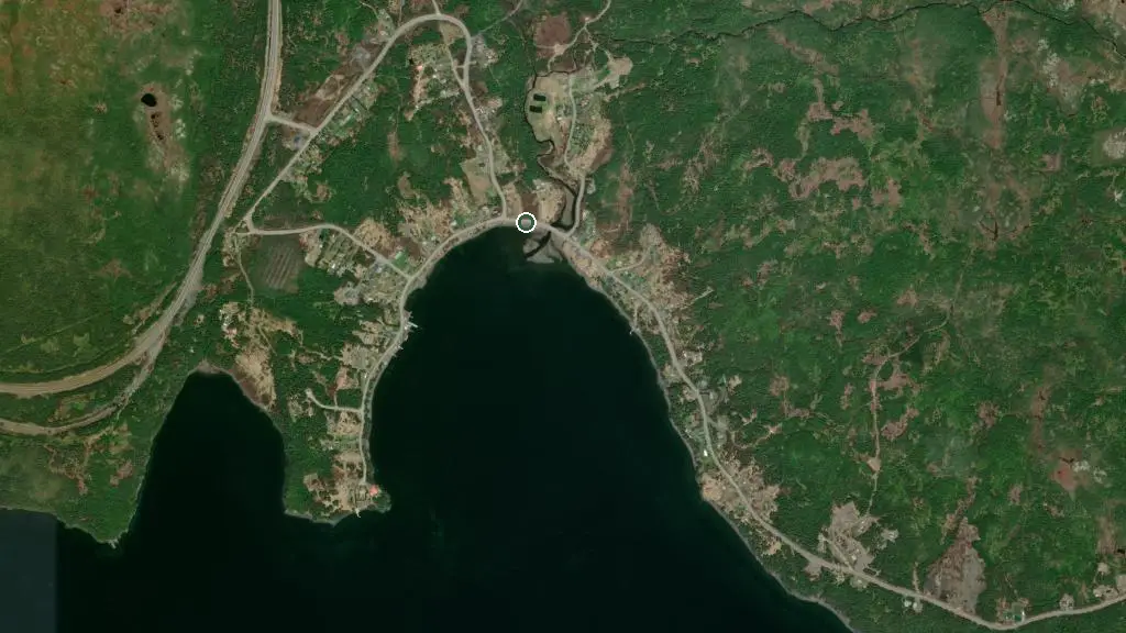 Aerial view of Brookside Golf Resort and RV Park and surroundings