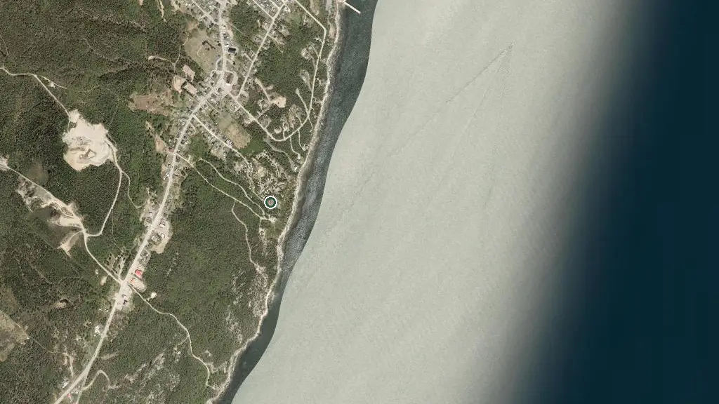 Aerial view of Camping Union - Falaise sur Mer and surroundings