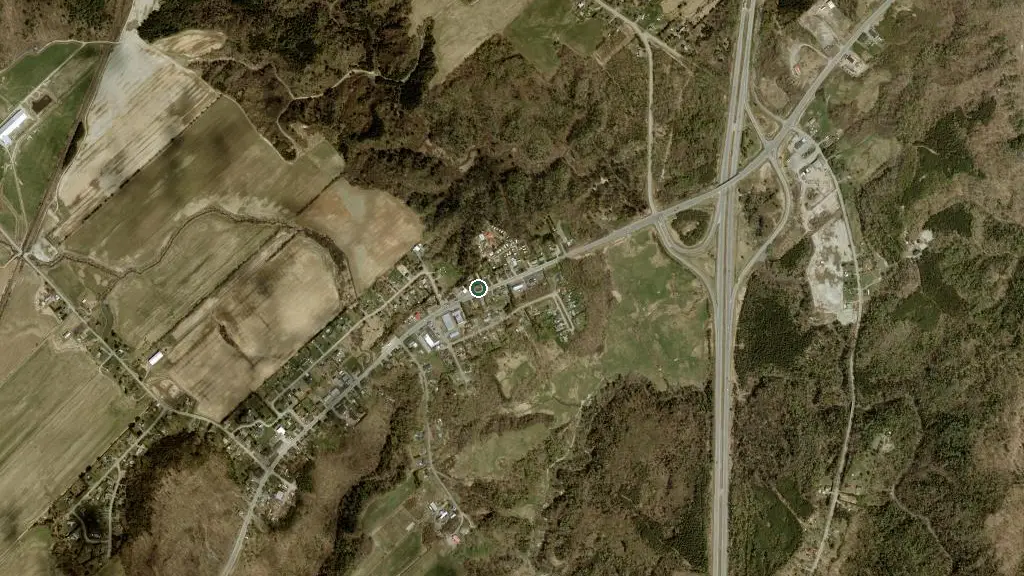 Aerial view of Camping Saint-Boniface and surroundings
