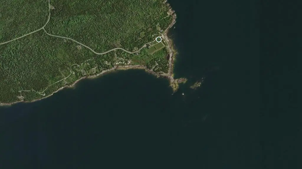 Aerial view of Ovens Natural Park Family Campground and surroundings
