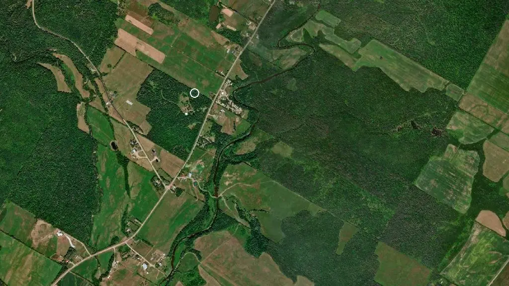 Aerial view of All Done RV Camping and surroundings