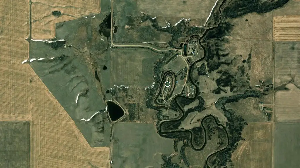 Aerial view of Eagle Creek Regional Park and surroundings