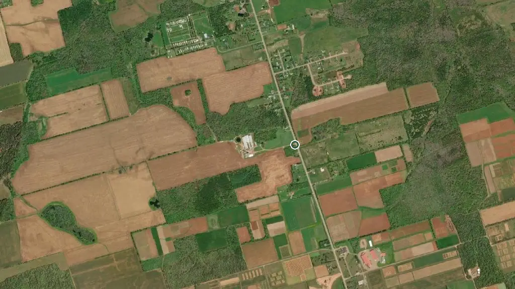 Aerial view of Harrington Family Campgrounds & RV Park and surroundings