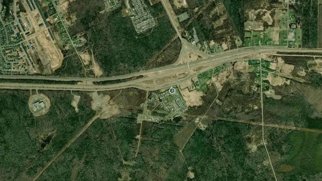 Aerial view of Camping Beauséjour and surroundings