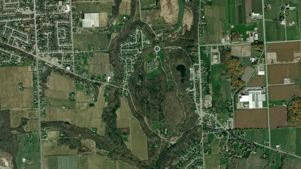 Aerial view of Jordan Valley Resort and surroundings