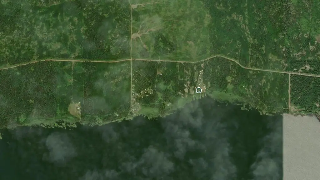 Aerial view of Ole&#x27;s Adventure Resort and surroundings