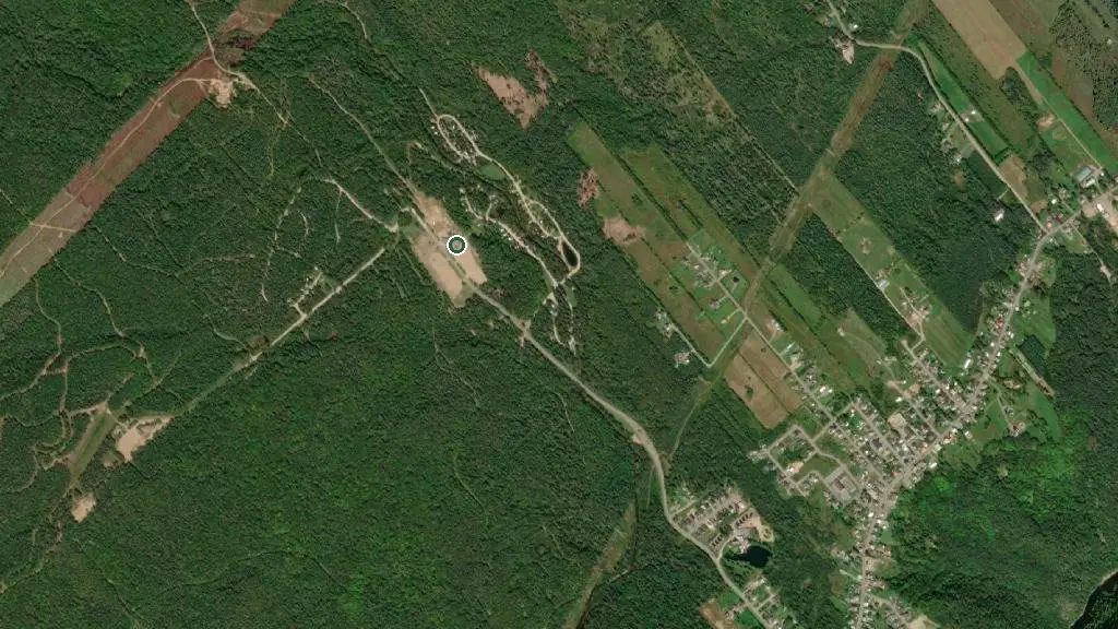 Aerial view of Parc du Mont-Sainte-Anne and surroundings