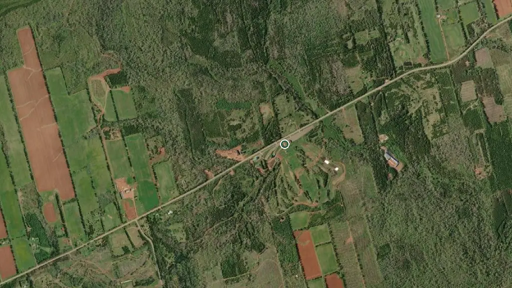 Aerial view of Mark Arendz Ski Park at Brookvale and surroundings