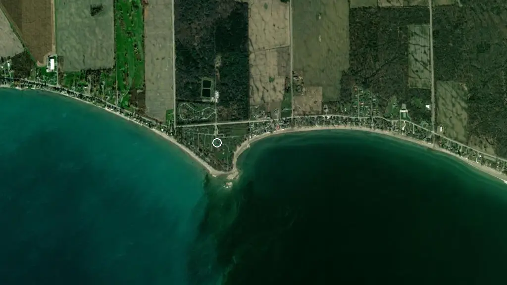 Aerial view of Long Beach Cons Area and surroundings