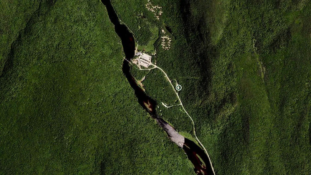Aerial view of Espace VR and surroundings