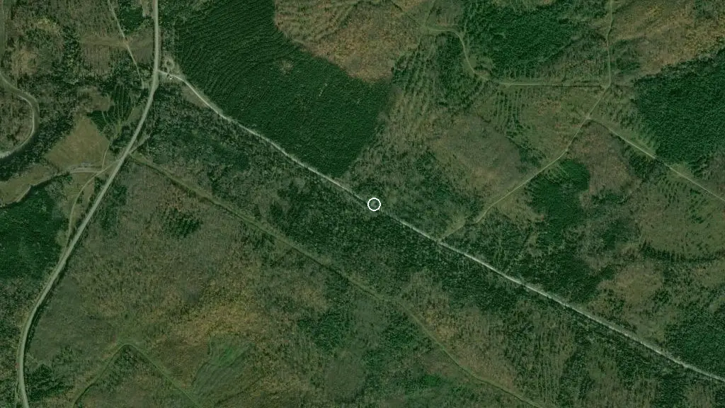 Aerial view of Camping rustique 1-2 and surroundings