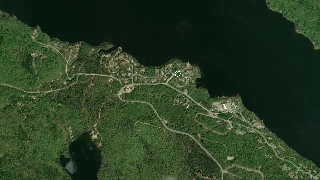 Aerial view of Camping et Marina Tchitogama and surroundings