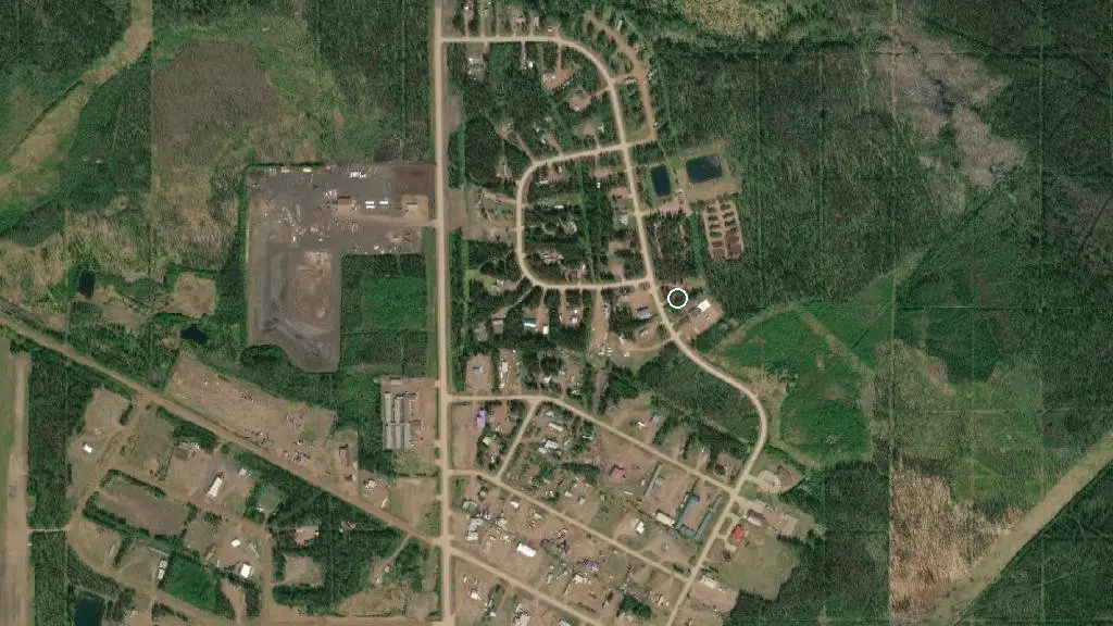 Aerial view of Zama City Campground & Cabins and surroundings