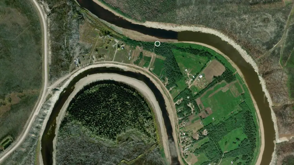 Aerial view of Paradise Garden & Campground and surroundings