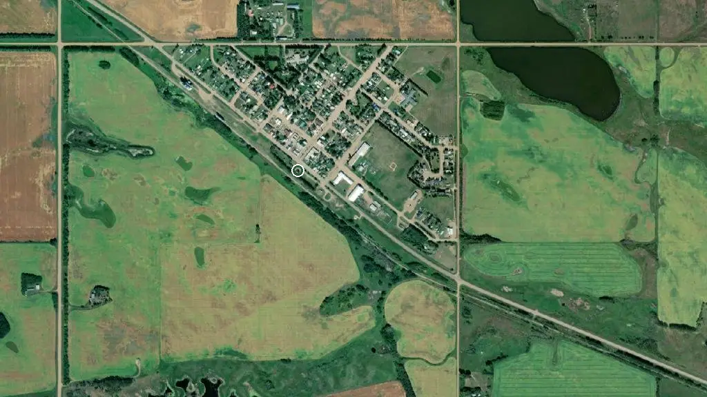 Aerial view of Hamlet of Willingdon Campground and surroundings