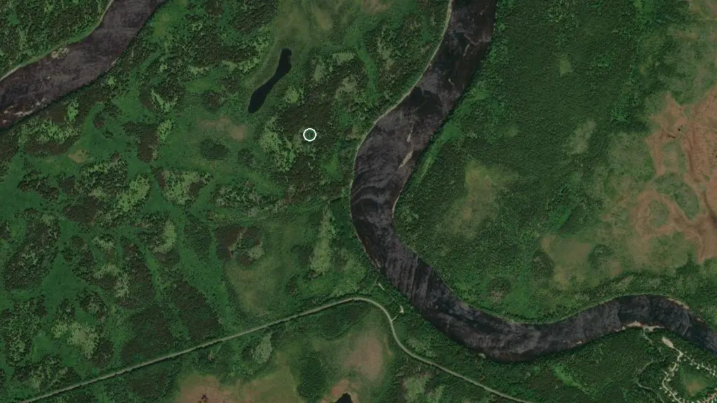 Aerial view of Sir Richard Squires Memorial Provincial Park and surroundings
