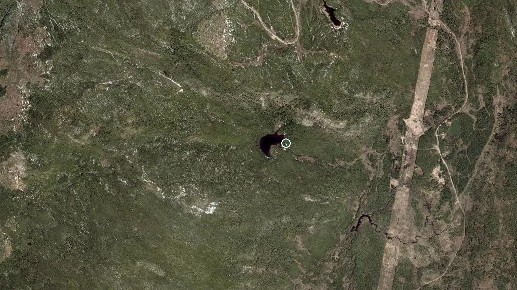 Aerial view of Bihoreau and surroundings