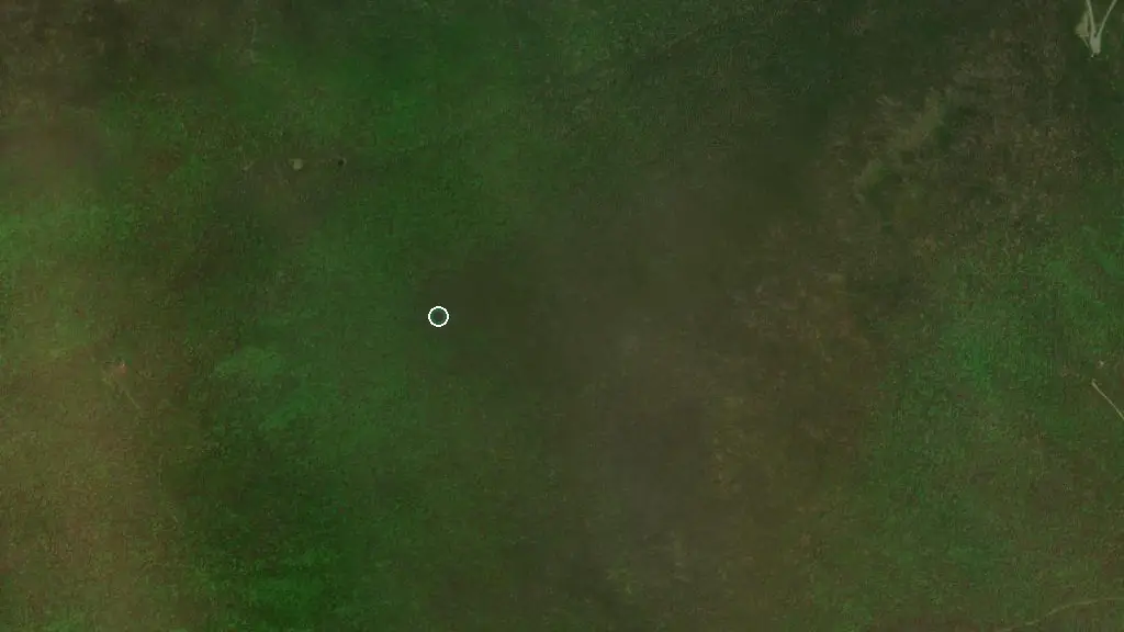 Aerial view of Parc national du Mont-Mégantic and surroundings