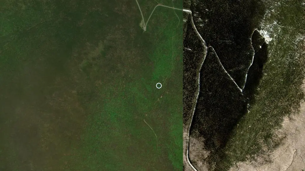 Aerial view of Capella and surroundings