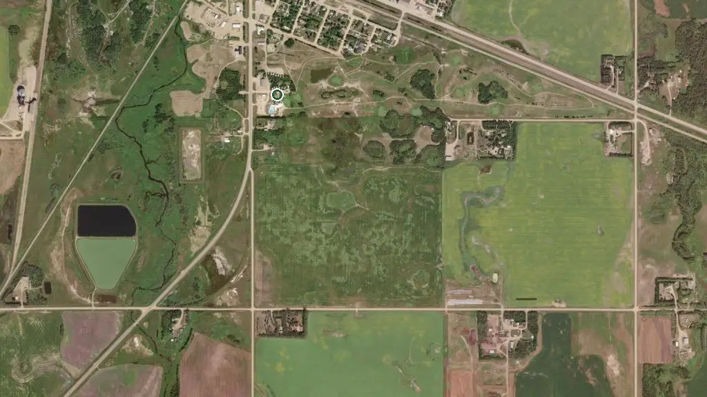 Aerial view of McNab Regional Park and surroundings