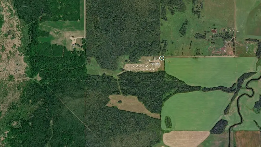 Aerial view of The Kamp Diaries RV Resort and surroundings