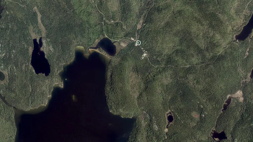 Aerial view of Camping aménagé and surroundings