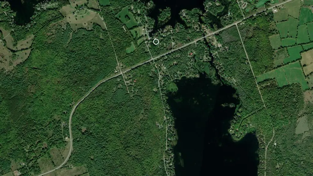 Aerial view of Pine Vista Resort and surroundings