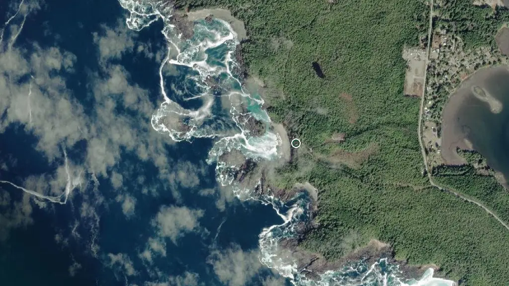 Aerial view of WYA Point Resort and surroundings